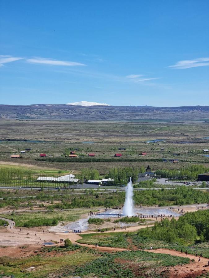 הוילה גייזיר Golden Circle Cabin, Hot Tub מראה חיצוני תמונה