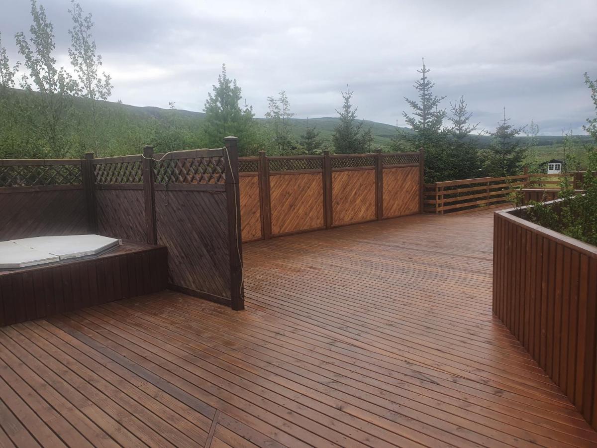 הוילה גייזיר Golden Circle Cabin, Hot Tub מראה חיצוני תמונה
